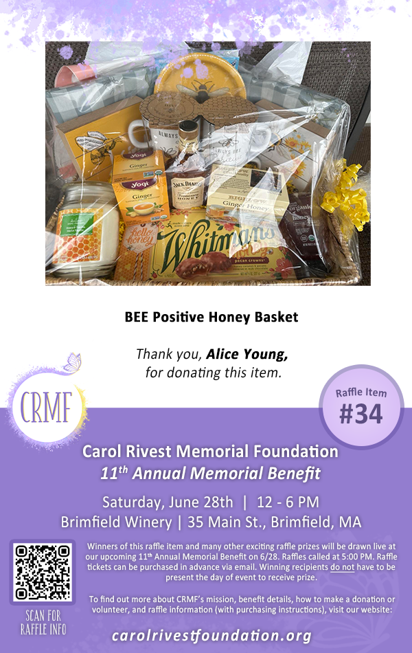 Bee Positive Honey Basket Raffle Prize