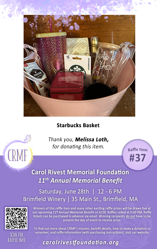 Starbucks Basket Raffle Prize