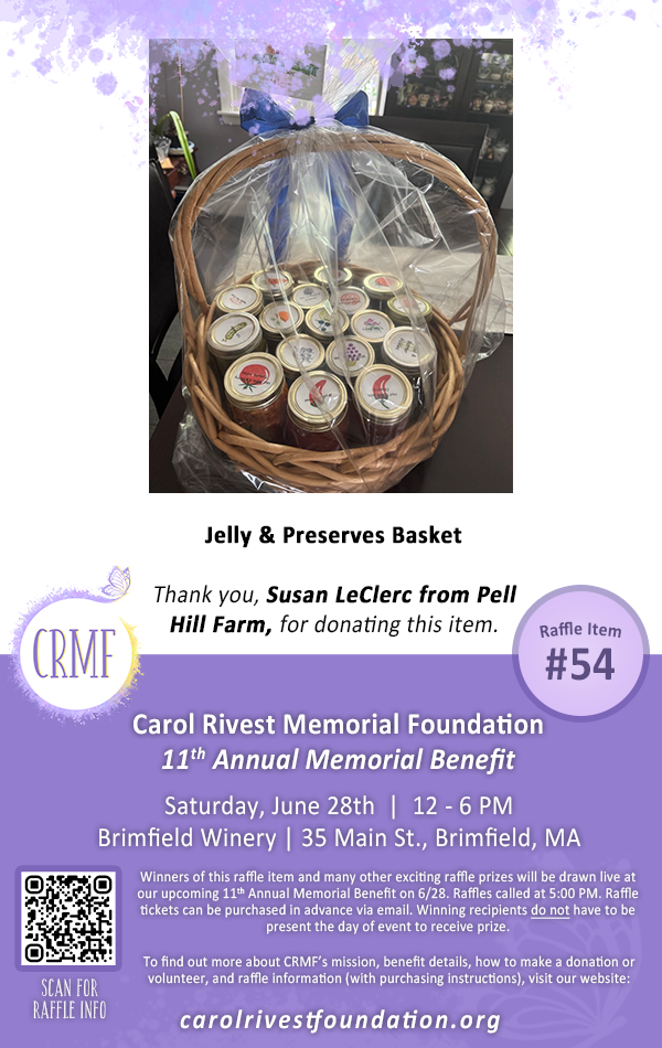 54 - Jelly & Preserves Basket Raffle Prize