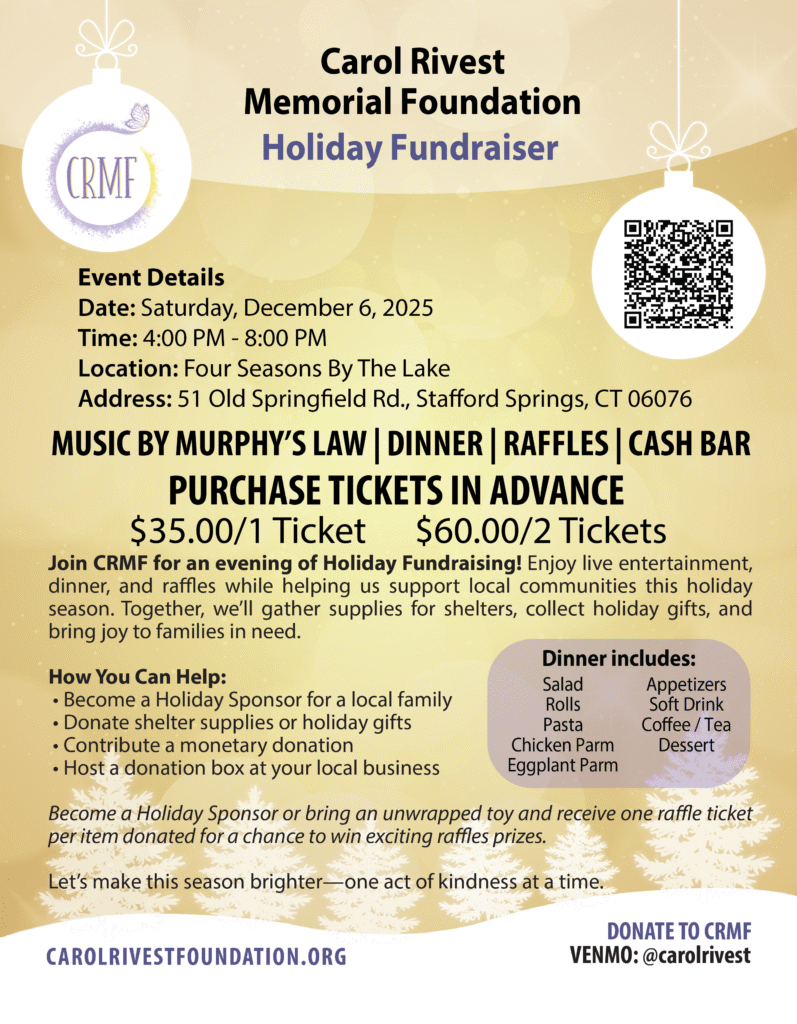 Carol Rivest Memorial Foundation Holiday Fundraiser Event